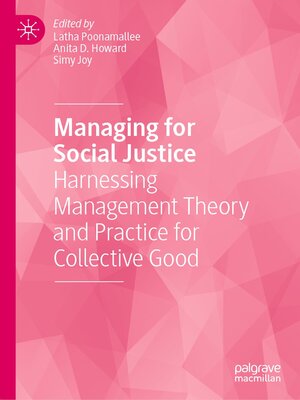 cover image of Managing for Social Justice